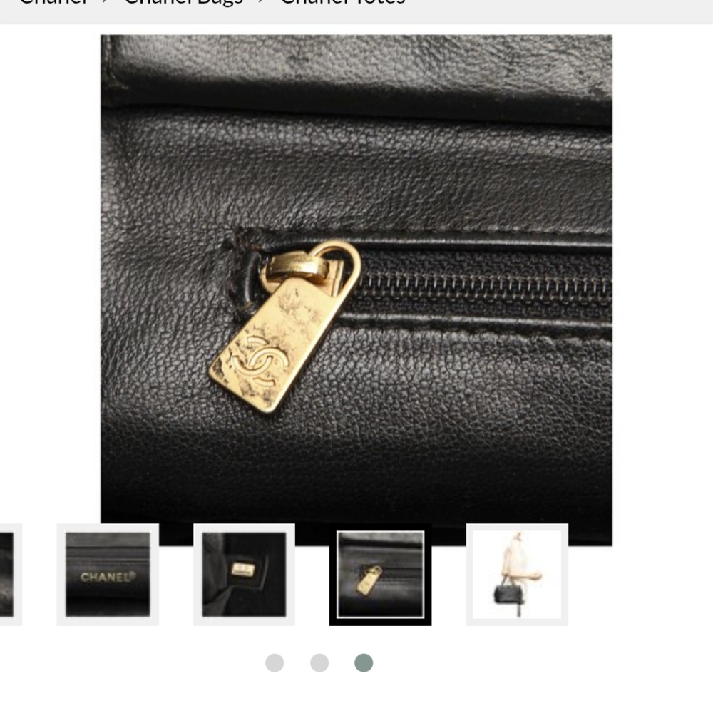 Chanel Black  Petite Quilted Leather Chain Shoulder Bag - Picture 10 of 12